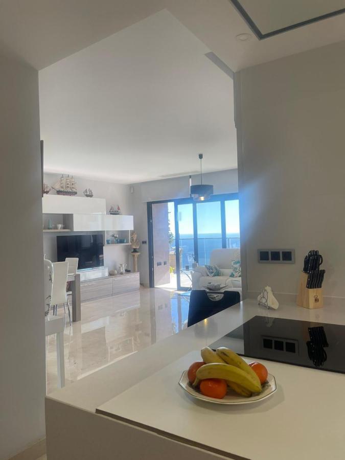 Апартаменти Sunset Waves Benidorm Julieta Vistas Al Mar Premium 200 Mt2 Con Jacuzzi En Terraza Екстер'єр фото