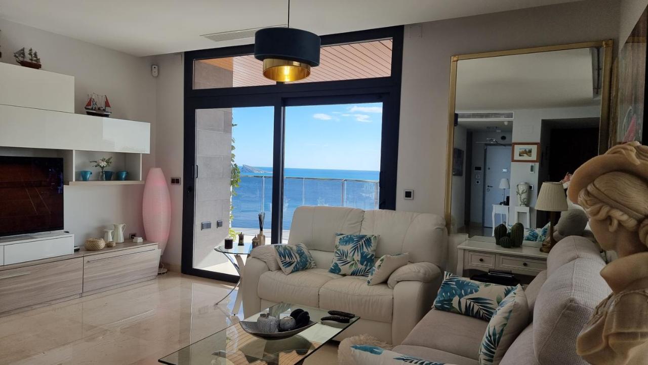 Апартаменти Sunset Waves Benidorm Julieta Vistas Al Mar Premium 200 Mt2 Con Jacuzzi En Terraza Екстер'єр фото