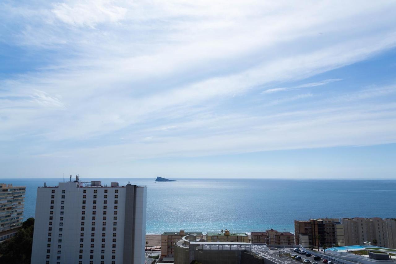 Апартаменти Sunset Waves Benidorm Julieta Vistas Al Mar Premium 200 Mt2 Con Jacuzzi En Terraza Екстер'єр фото