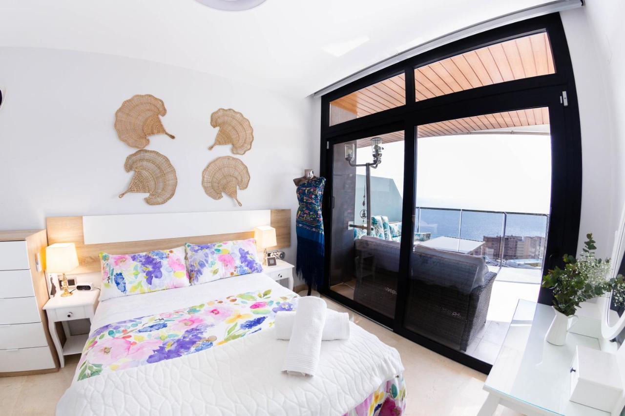 Апартаменти Sunset Waves Benidorm Julieta Vistas Al Mar Premium 200 Mt2 Con Jacuzzi En Terraza Екстер'єр фото