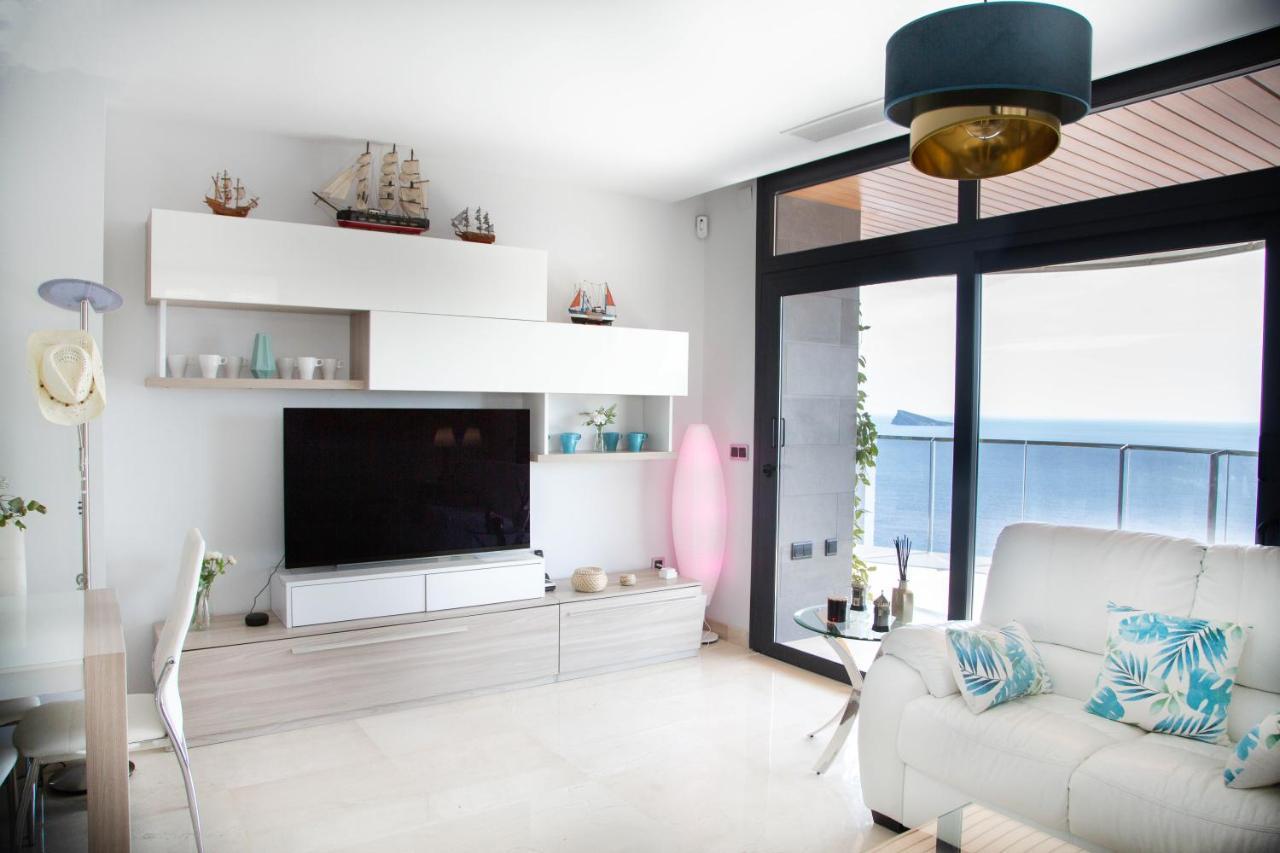 Апартаменти Sunset Waves Benidorm Julieta Vistas Al Mar Premium 200 Mt2 Con Jacuzzi En Terraza Екстер'єр фото