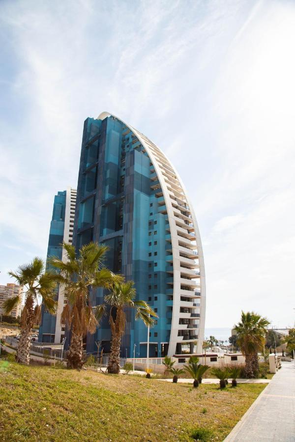 Апартаменти Sunset Waves Benidorm Julieta Vistas Al Mar Premium 200 Mt2 Con Jacuzzi En Terraza Екстер'єр фото