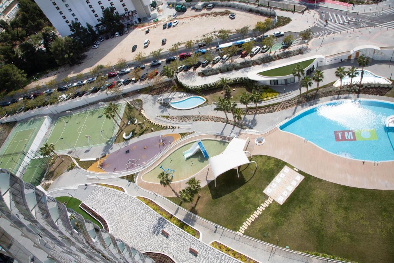 Апартаменти Sunset Waves Benidorm Julieta Vistas Al Mar Premium 200 Mt2 Con Jacuzzi En Terraza Екстер'єр фото