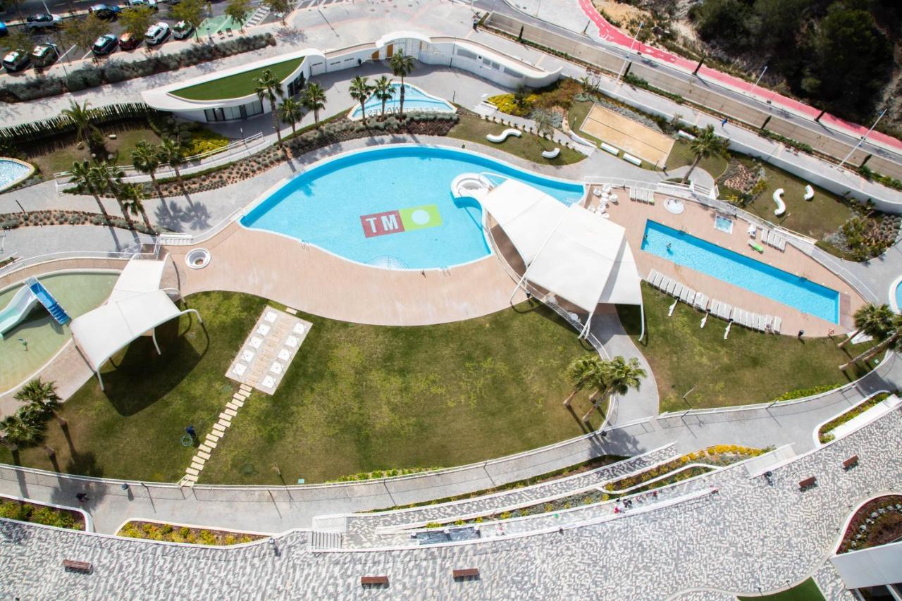 Апартаменти Sunset Waves Benidorm Julieta Vistas Al Mar Premium 200 Mt2 Con Jacuzzi En Terraza Екстер'єр фото